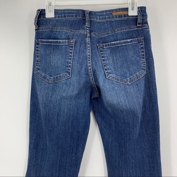 Sun & Shadow sz 27 Jeans 9472 Raw Hem Crop - Picture 6 of 6